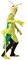 The Costume Center Green and Black Grasshopper Men Adult Halloween Costume - Large
